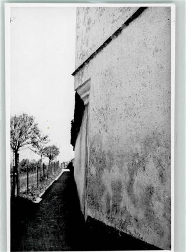 Prittriching 1943 Detail der Wand eines Dorfhauses Ort handschriftlich