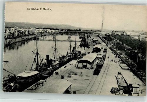 Sevilla Hafen Eisenbahn