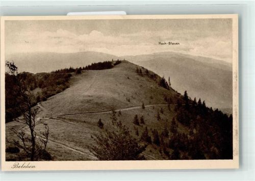 Belchen Hochkelch mit neuem Weg und Hochblauen