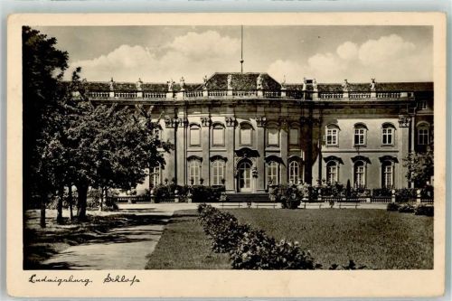 Ludwigsburg 1943 Schloss Ludwigsburg Feldpost Hartha WK II