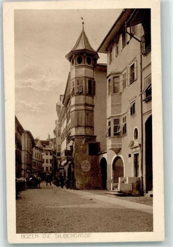 Bozen 1913 Silbergasse