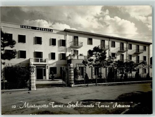 Montegrotto Terme 1957 Kurhaus Terme Petrarca