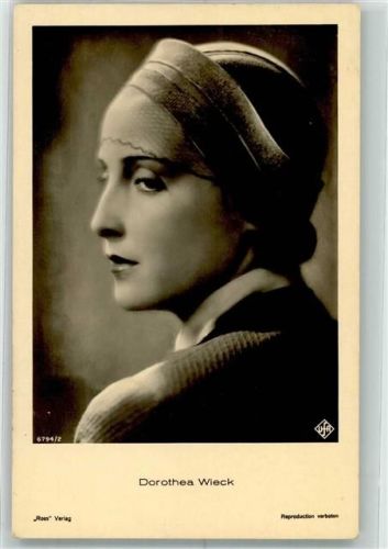 Wieck, Dorothea Ross-Verlag 6794/2 UFA Schauspieler