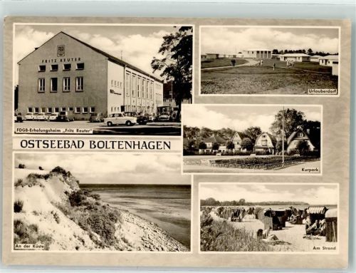 Ostseebad Boltenhagen FDGB Erholungsheim Fritz Reuter Oldtimer