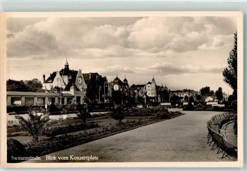 Swinemünde Blick vom Konzertplatz