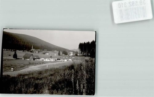 Herrenwies Foto Original aus Archiv eines Ansichtskartenverlags mit Kirche St. Antonius Ort handschriftlich
