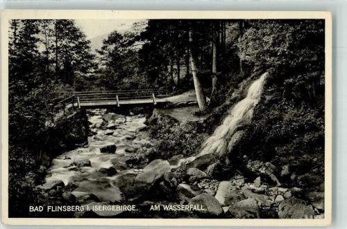 Bad Flinsberg 1931 Am Wasserfall Isergebirge