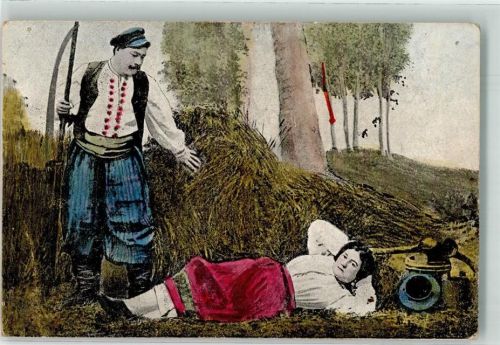 Tracht/Brauchtum Sense Feldpost WK I 2.Komp. Armierung-Bat. 76
