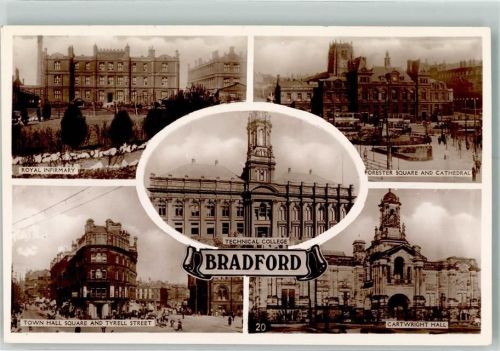 Bradford Rathaus Tyrell Street Cartwright Hll Technical College Royal Infirmary