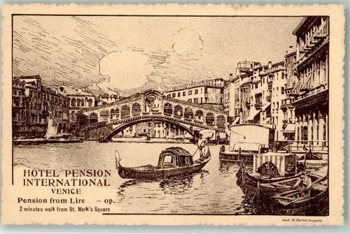 Venezia sign. Norsa, M. Hotel International Gondel