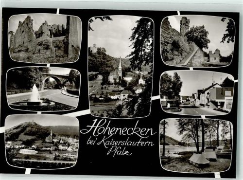 Hohenecken Burgruine Pfarrkirche St. Rochus Campingplatz