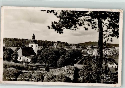 Ronneby Foto AK Kirche Borgarberget