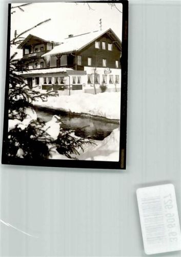 Hindelang Hotel Kammer-Schmied Winter Ort handschriftlich Foto Original aus Archiv eines Ansichtskartenverlags