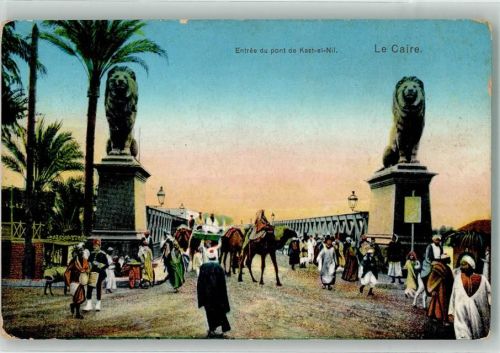 Kairo Tracht Denkmal Pont de Kast-el-Nil