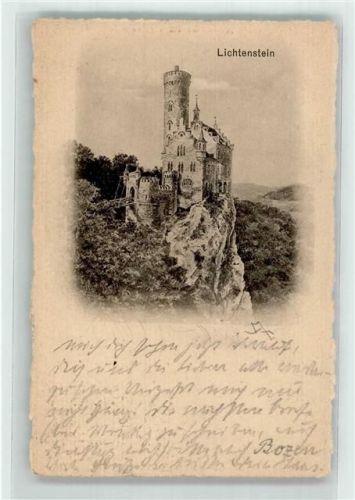 Lichtenstein 1909 Schloss Hüttenstempel