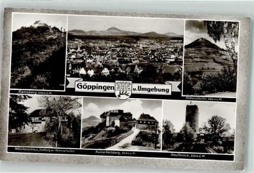 Göppingen Ramsberg Hohenstaufen Wäscherschloss Ruine Rechberg Staufeneck