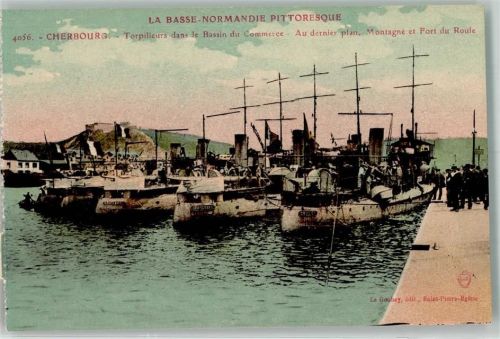 Cherbourg-Octeville Torpedoboote Hafen