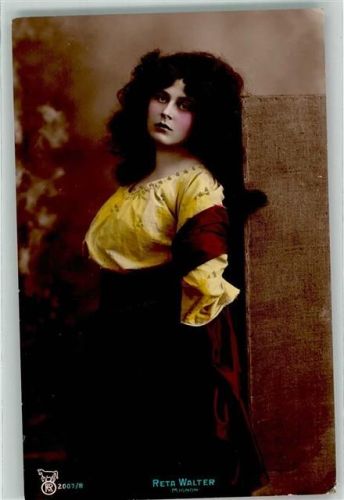 1907 Opernsängerin Reta Walter