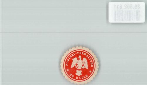 Halle Polizei-Verwaltung zu Halle