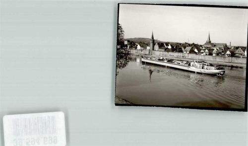 Karlstadt Ort handschriftlich Foto Original aus Archiv eines Ansichtskartenverlags