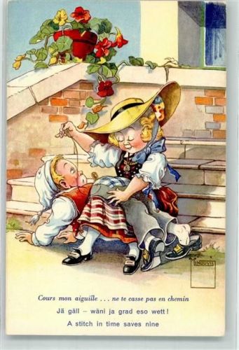 Tracht Solothurn Nähen Blumentopf Serie Nr. 110