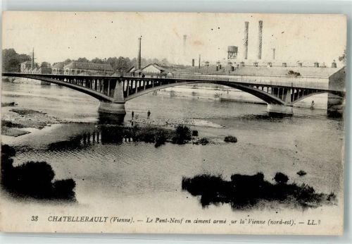 Chatellerault 1917 Neue Brücke