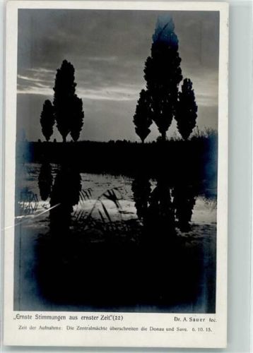 Zwingenberg 1916 Serie Nr. 22 Ernste Stimmungen aus ernster Zeit Fotograf Sauer