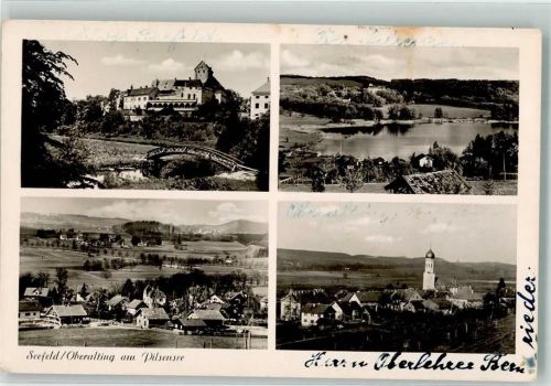Oberalting-Seefeld Grafenschloss Pilsensee Kirche St. Peter und Paul
