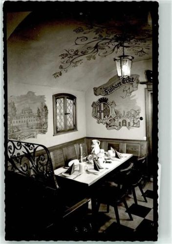 Elfershausen Hotel Ullrich Foto Original aus Archiv eines Ansichtskartenverlags Ort handschriftlich