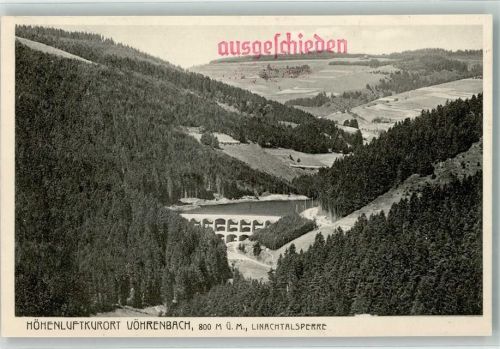 Vöhrenbach Linachtalsperre Staumauer