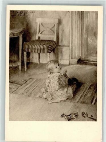 Stockholm Pontus Kind mit Puppe Nationalmuseum