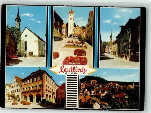 Leutkirch Dreifaltigkeitskirche Rathaus Bockturm