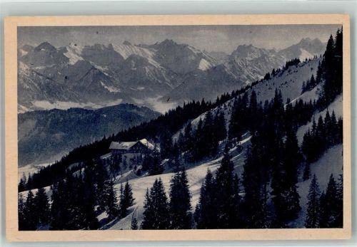 Kemptner Hütte 1949 Hüttenstempel
