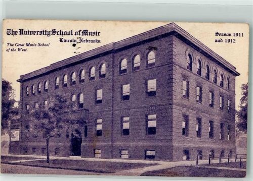 Lincoln 1913 University School of Music