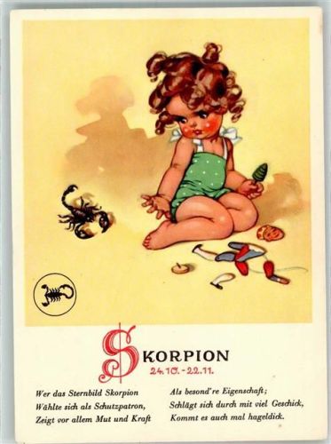 Skorpion 24.10. - 22.11. Wer das Sternbild Skorpion Wählte sich als Schutzpatron Zeigt vor allem Mut und Kraft als besondre Eigenschaft