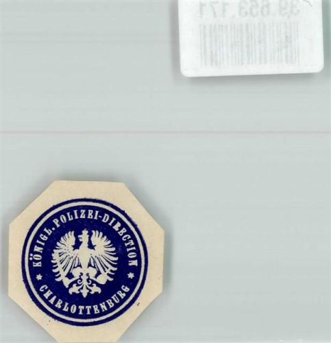 Charlottenburg Königl. Polizei-Direction Charlottenburg