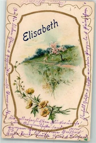 1906 Elisabeth Blumen LAndschaft