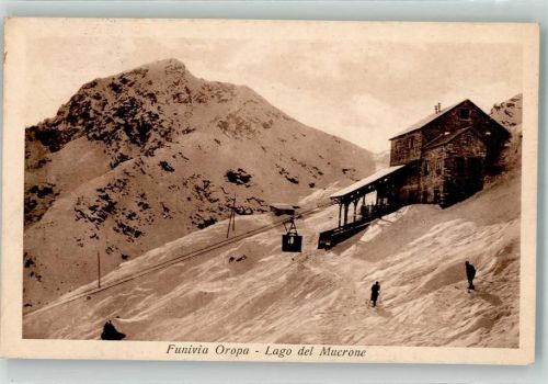 Oropa Seilbahn Lago del Mucrone Winter