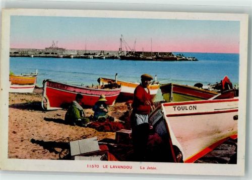 Le Lavandou Hafen Fischerboote Beruf Fischer