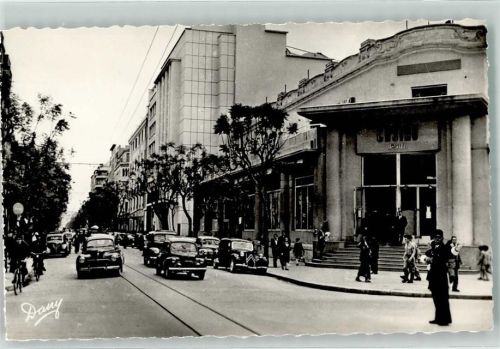 Tunis Cafe Gasthaus Casino Auto Oldtimer Avenue de Carthage