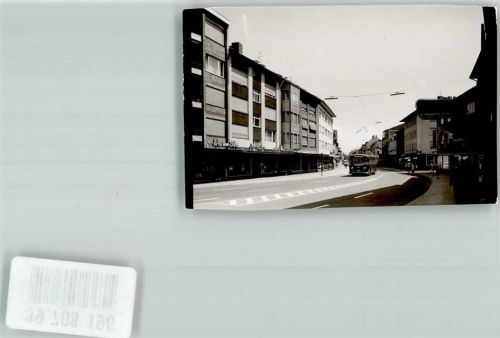 Kehl Foto Original aus Archiv eines Ansichtskartenverlags Ort handschriftlich Omnibus