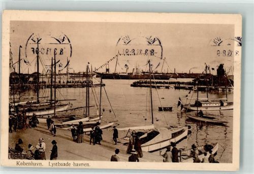 Kopenhagen 1913 Hafen