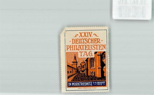 Marktredwitz 1912 24. Deutscher Philatelistentag