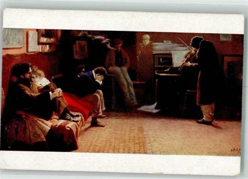 Trieste / Triest / Trst Beethoven L. Balestrieri Geigenbauer Salon de Paris Nr. 2090