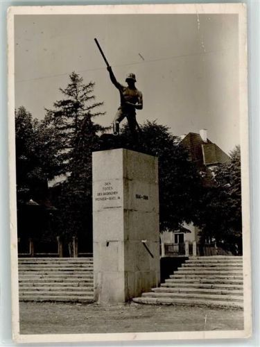 Kehl Pionier Denkmal Foto AK