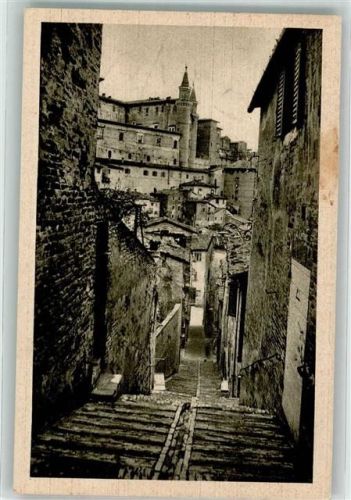 Urbino 1933 Gasse Ort lt. Stempel