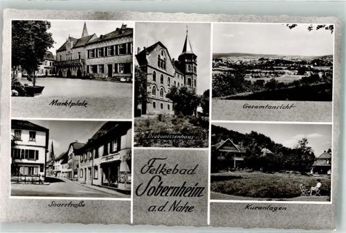 Sobernheim Marktplatz Saarstraße Diakonissenhaus Kuranlage