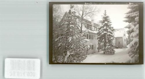 Grönenbach Winter Ort handschriftlich Foto Original aus Archiv eines Ansichtskartenverlags