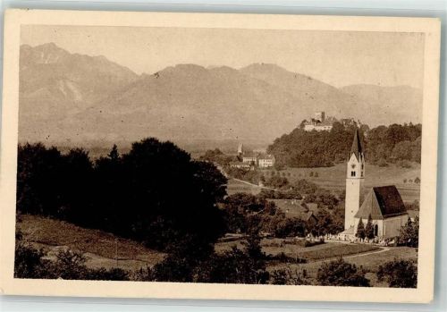 Altenbeuren mit Kath. Filialkirche Hl. Dreifaltigkeit und Friedhof Verlag August Zerle Nr. 10682