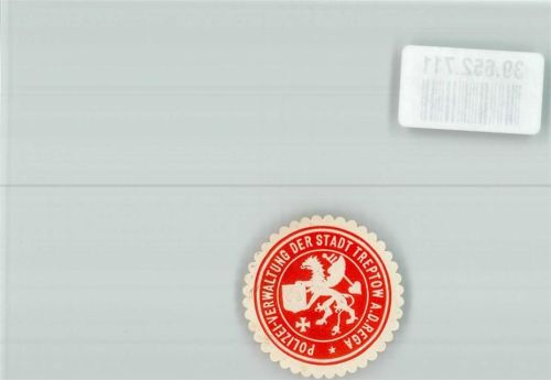 Treptow Polizei-Verwaltung der Stadt Treptow a.d. Rega